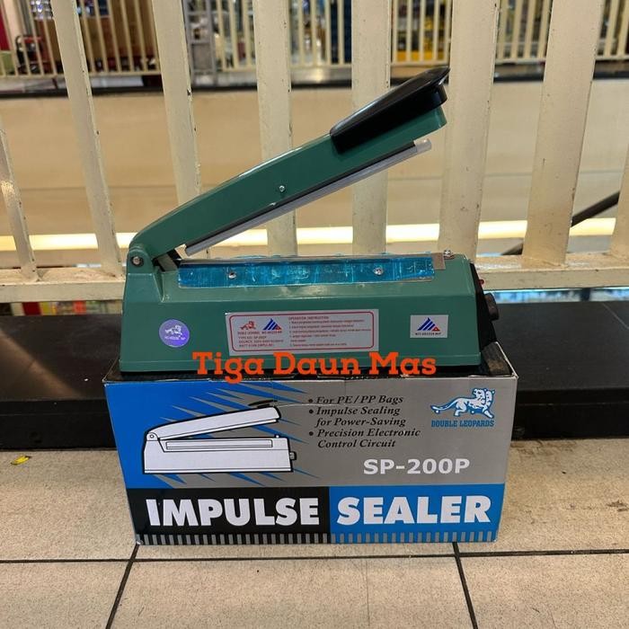 NEW Hand Sealer Double Leopard 20 cm Plastik Impulse Sealer Double Leopard [terbaik][terlaris]