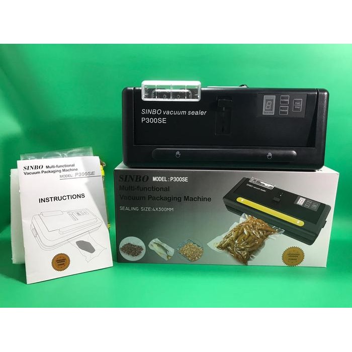 NEW VACUUM SEALER BASAH KERING SINBO P300SE 30cm [terbaik][terlaris]