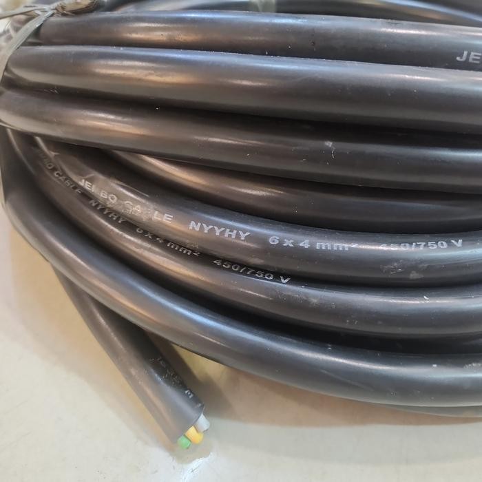 KABEL NYYHY 6X4 MM JEMBO METERAN KABEL SERABUT 6X4MM JEMBO TERMURAH