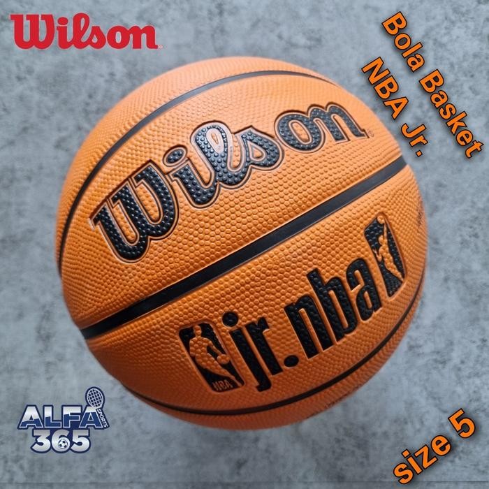 Bola Basket Anak Wilson Jr. NBA DRV Fam - size 5 Kids Basketball - Brown