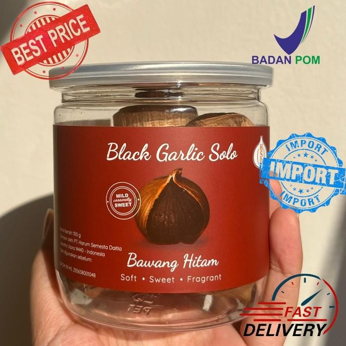 

ASLI BAWANG HITAM / BLACK GARLIC SOLO 100 GRAM READY STOCK