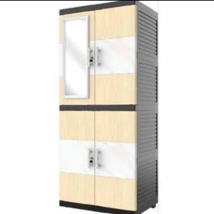 Lemari Pakaian Naiba Cern 4 Susun Jumbo Full Tahapan Naiba Fit