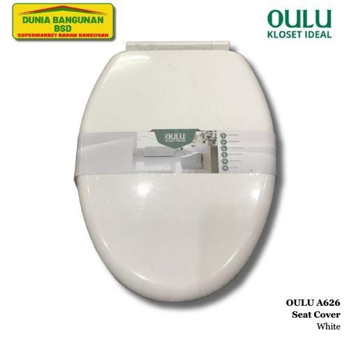 OULU Closet Seat Cover A626 Soft Close White Tutup Kloset