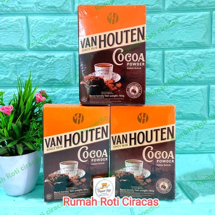 

cocoa vanhouten 165 chocolate powder bubuk van houten coklat bkn tulip