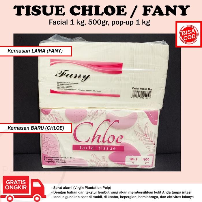 (Allthebest) tisu fany facial kiloan tissu murah tisssue wajah muka 1kg lembut nice
