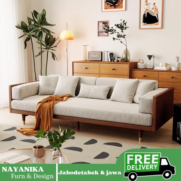 Sofa Nimalis Kayu Jati Nimalis Modern-Sofa Modern Style-Sofa Kayu Jati Livingroom