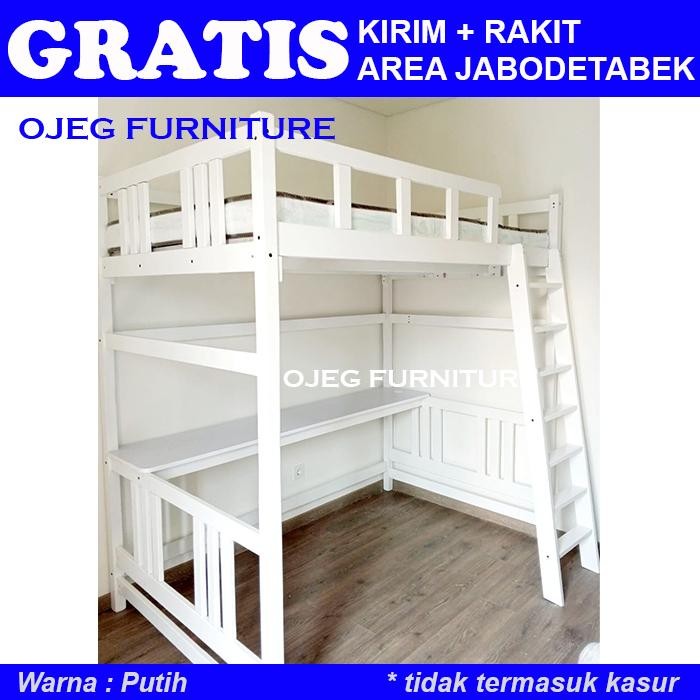 Ranjang Susun Loftbed / Ranjang Tingkat Uk 120X200
