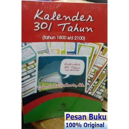 

Buku Kalender 301 Tahun. Tahun 1800 - 2100