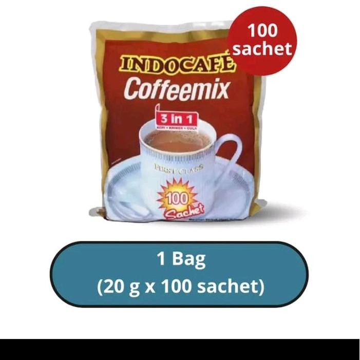 

New (flash sale) indocaffe coffeemix 20gr isi 1 bag 100pc(RYN)