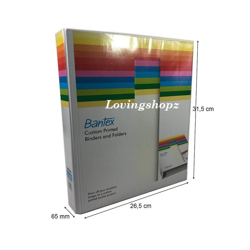 

Odner Bantex 8562-07, Odner Bantex A4 2 Ring Ukuran 65 Mm