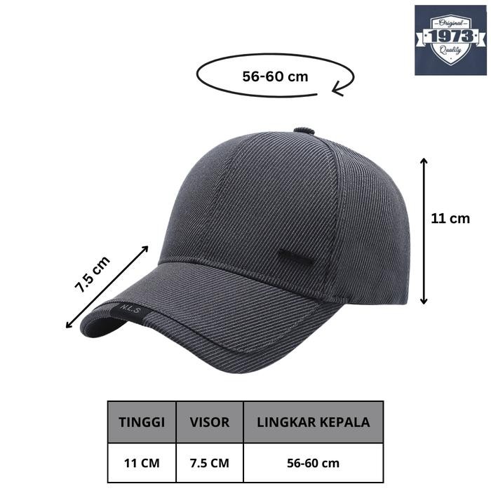 Baseball cap : ALE NLS - Topi baseball topi pria topi wanita