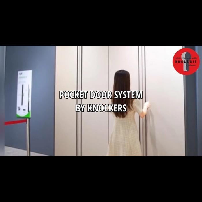 Rel Sliding Lemari Pocket Door Knockers Fpd-066 Double Pintu