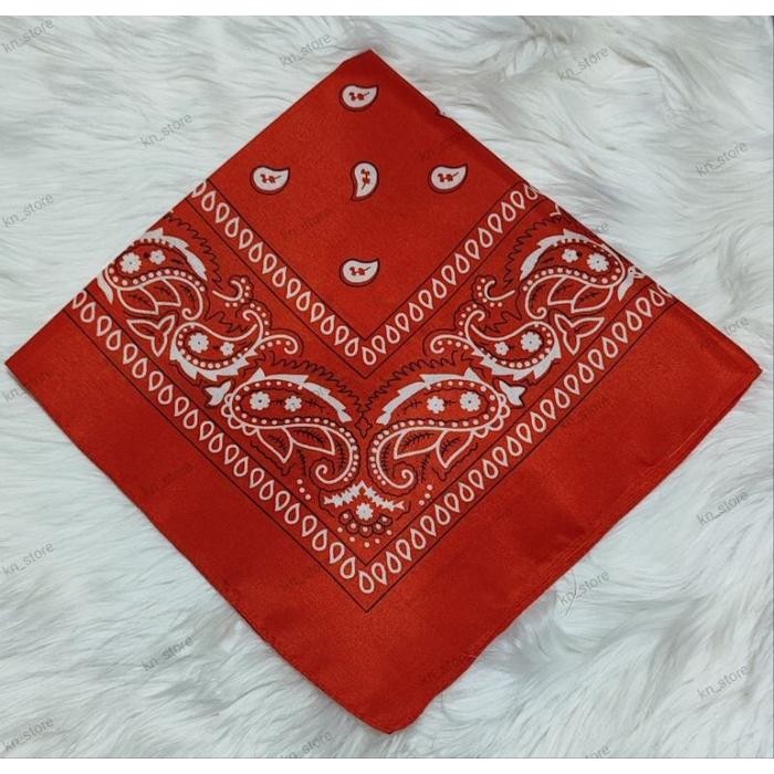 Masker Slayer Bandana Saputangan Motif Batik - MERAH