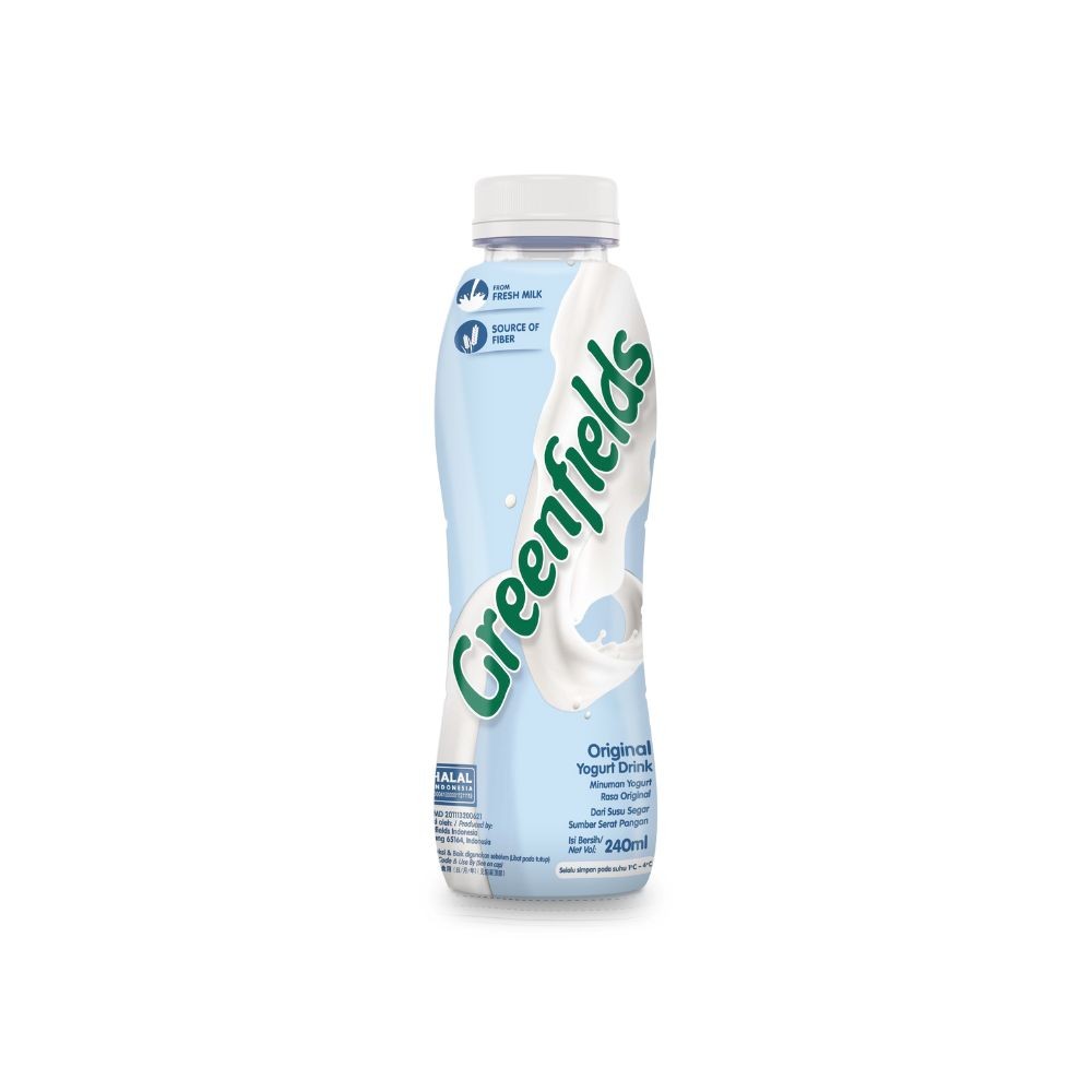 

Greenfields Yogurt Drink Original Botol 240 ml