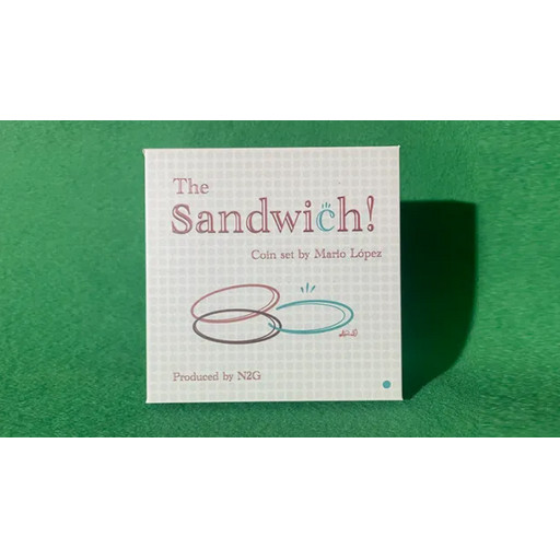 The Sandwich Coin Set by Mario Lopez -Magic tricks