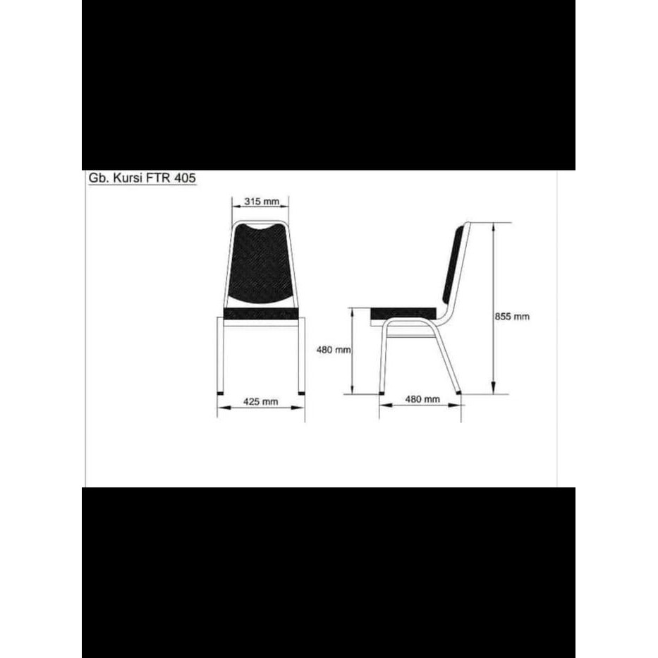Kursi Susun Futura / Kursi Pesta Futura 405 Gratisongkir