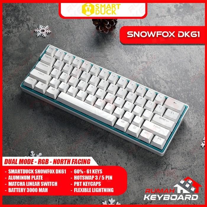 (Expert) MECHANICAL KEYBOARD - SMARTDUCK DK61 - RGB - HOTSWAP - 2 MODE