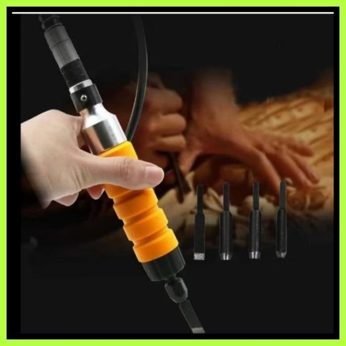 

Alat Ukir Kayu Electric Chisel Wood Carving Tool Set - Ri0240