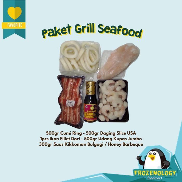 

Paket Grill USA Beef dan Seafood Lovers