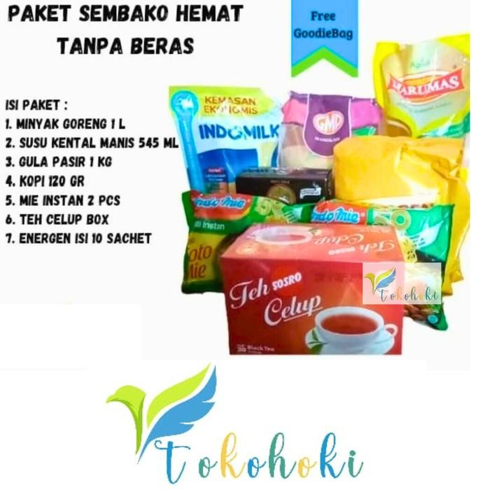 

PAKET SEMBAKO HEMAT TANPA BERAS