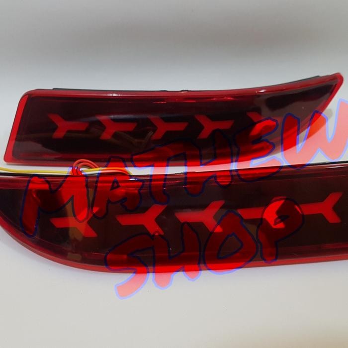 Murah Lampu Led Bumper Reflektor Mata Kucing Belakang Avanza 2016-2018