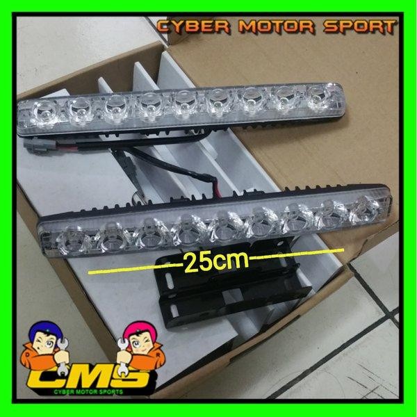 Bagus Led Drl 25 Cm. Lampu Led Drl Panjang Universal. Led Drl 9 Titik. Led