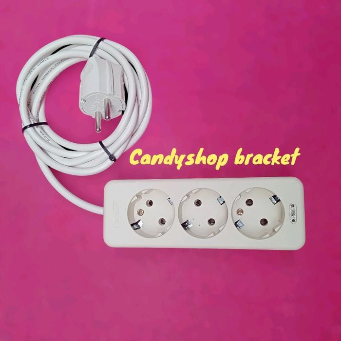 TERMINAL LISTRIK COLOKAN/STOPKONTAK COLOKAN LISTRIK/TERMINAL COLOKAN KABEL 2 3 5 METER FREE KLEM