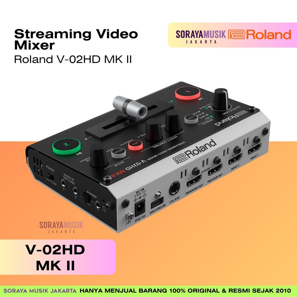Roland V-02HD MK II Streaming Video Mixer