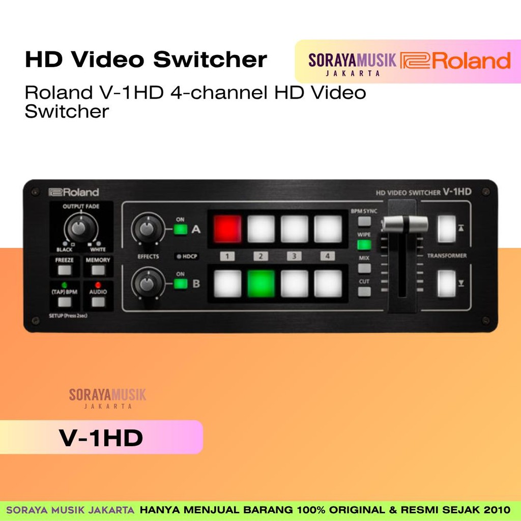 Roland V-1HD 4-channel HD Video Switcher