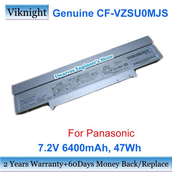 Genuine CF-VZSU0MJS Battery 7.2V 47Wh For Panasonic CF-SZ5 CF-SZ6 CFVZSU0MJS Laptop Batteries Sliver