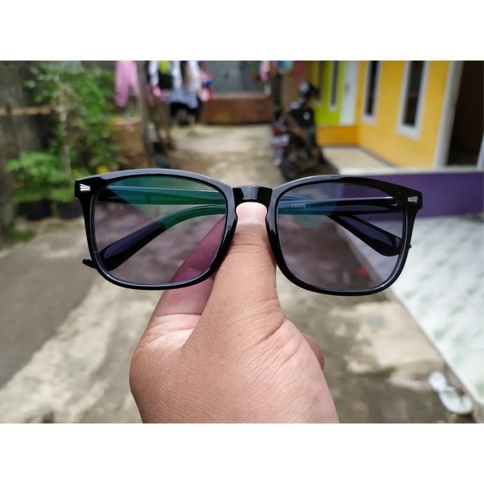 (Expert) Kacamata blueray photocromic blue chromic pria wanita murah kotak
