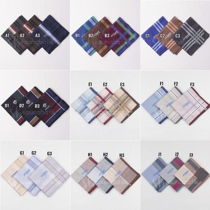 (Expert) Sapu tangan pria / saputangan pria katun / handkerchief