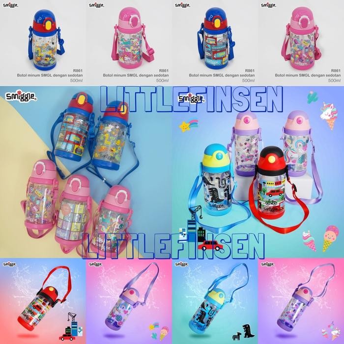 Botol Minum 500 Ml/Botol Minum Anak/Botol Minum Smiggle/Botol Smiggle