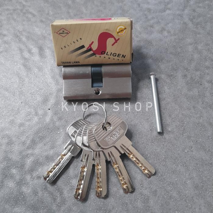 BEST SOLIGEN SILINDER KUNCI KOMPUTER / ISI SILINDER BESAR SOLIGEN 60 MM / SILINDER KUNCI KOMPUTER /