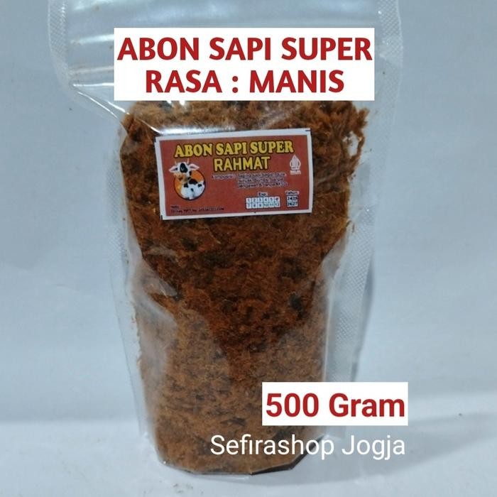 

ABON SAPI SUPER RASA MANIS DAN PEDAS 1 KG ASLI BANTUL JOGJA