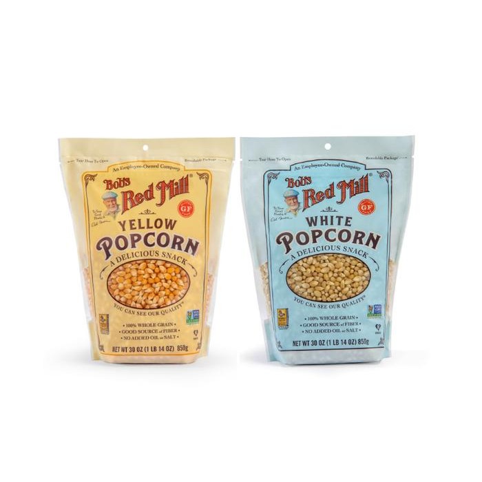

Bundling Bob's Red Mill Yellow Popcorn dan White Popcorn 850 gr