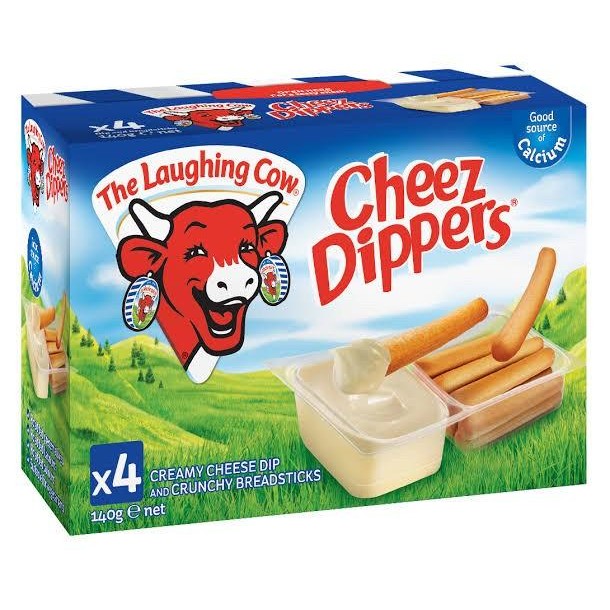 

The Laughing Cow Cheez Dippers / Snack Stik Saus Keju 140Gr