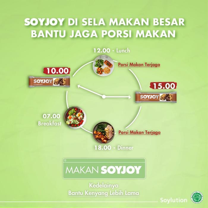 

SOYJOY Snack Bar Kedelai Mochachoco Cashew isi 18 Bar