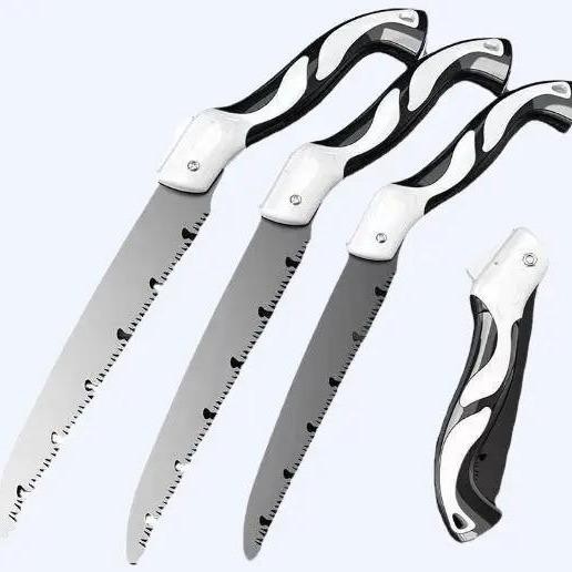 Gergaji Kayu Pisau Lipat Besi Kecil Mini Outdoor Portable Multifungsi