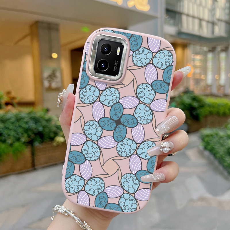 Casing Hp Untuk VIVO Y15s Y15a Y15c Y01 Case Casing Graffiti HP Kasing Silikon Softcase bulat gemuk