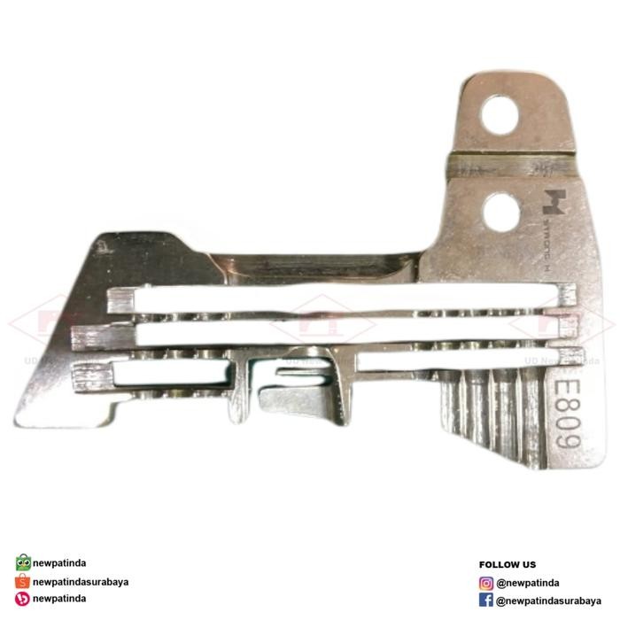 

AT E809 plat gigi / dek / needle plate mesin obras industri 4 benang