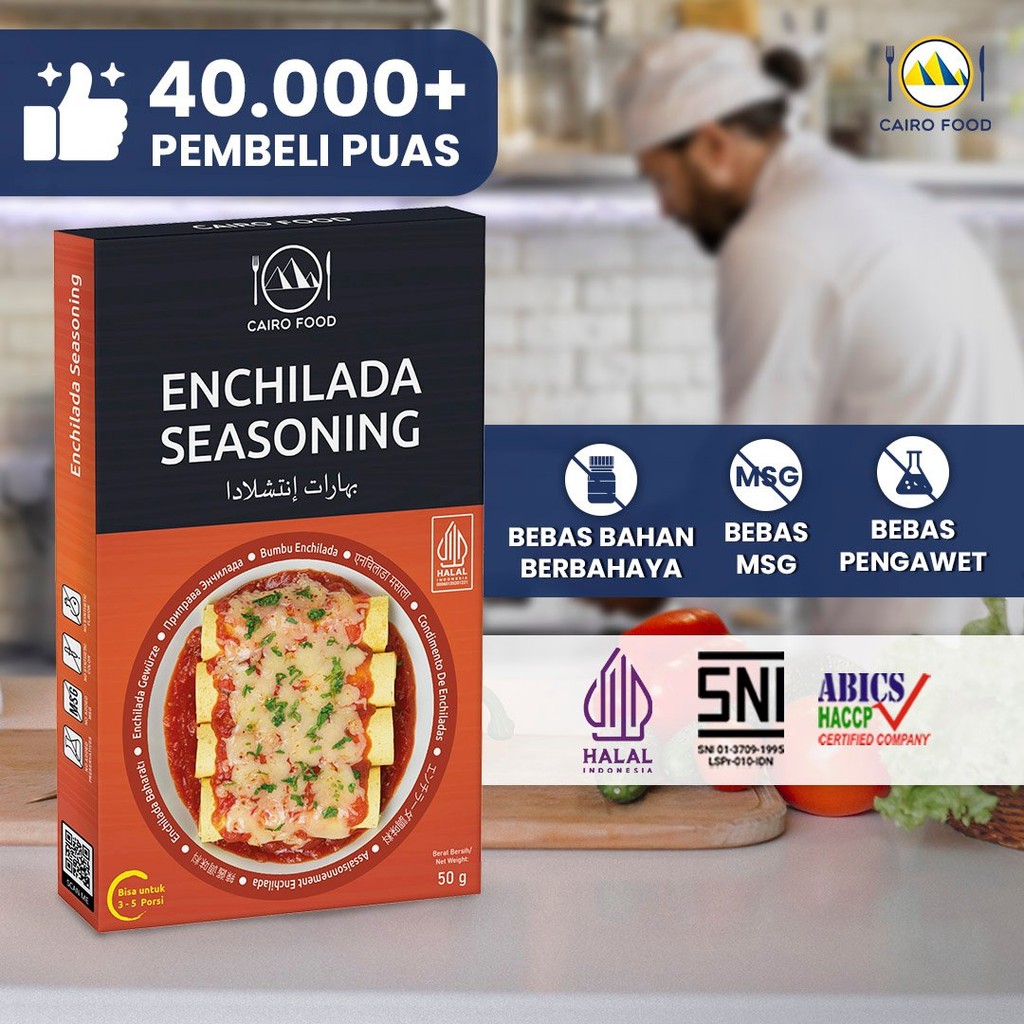 

Cairo Food - Bumbu Enchilada Asli Rempah