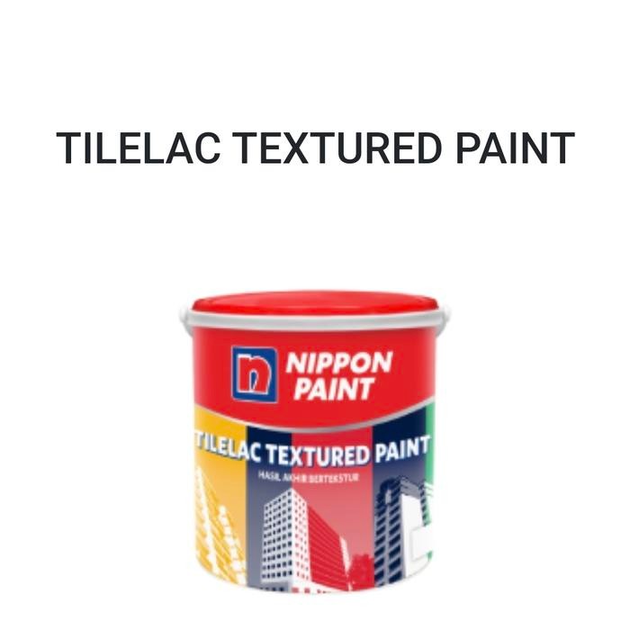 tilelac textured paint cat tekstur nippon 5 kg - putih