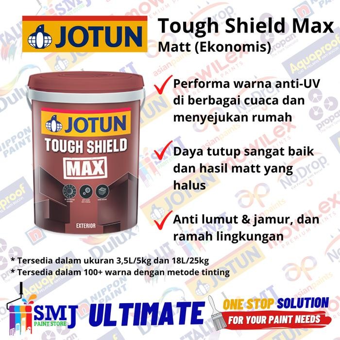 Cat Tembok Eksterior Jotun TOUGHSHIELD MAX warna LIGHT ANTIQUE 18L
