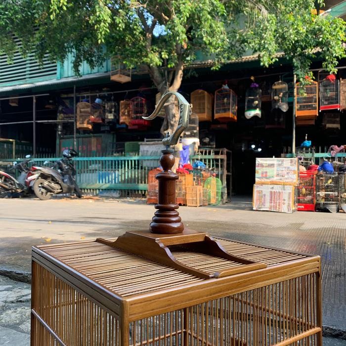 SANGKAR KANDANG KOTAK WAMBI JATI JEPARA