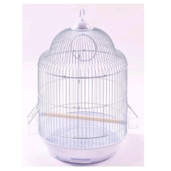 Sangkar Besi (Kubah) 3/4 (Tanggung) A328 untuk Burung Lovebird, Trucukan, Kenari, Perkutut, Pleci,