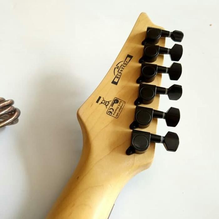 Paket Gitar Listrik Ibanez S Series black amply dan jack murah