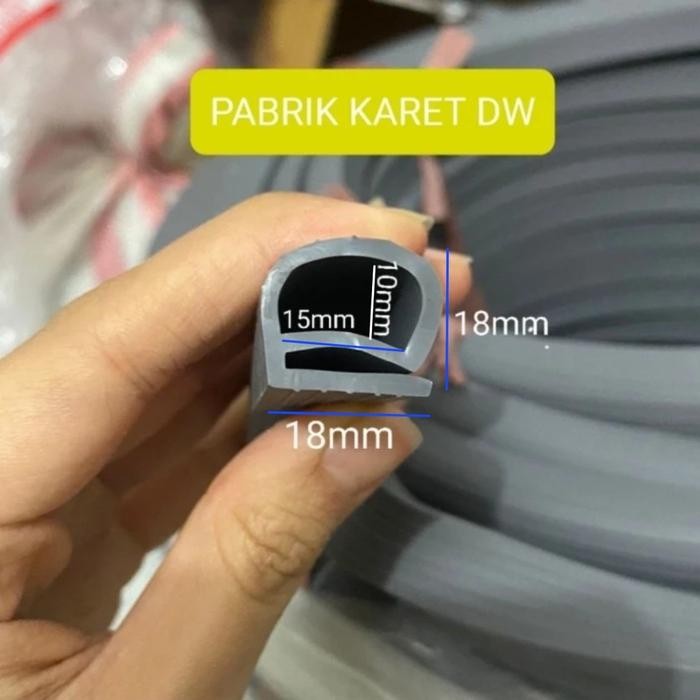 GROSIR Karet list E pintu pendingin cold storage kulkas oven lis E