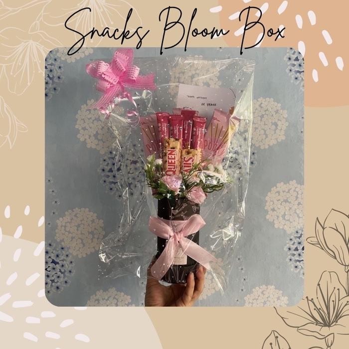 

Snack Bloom Box [Coklat, Tabung Snack, Coklat Box, Silverqueen]