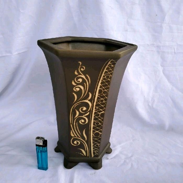 pot keramik bonsai untuk bonsai gantung